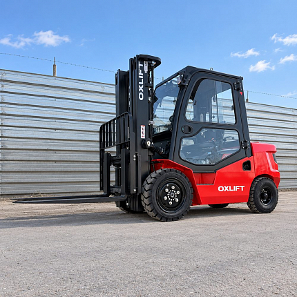 Автопогрузчик Вилочный Дизельный OXLIFT CPCD30 4500 мм 3000 кг SS FFL с кабиной японский двигатель