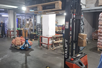 Самоходный штабелер OXLIFT AX155L 3600 мм 1550 кг Li-ion 100Ah