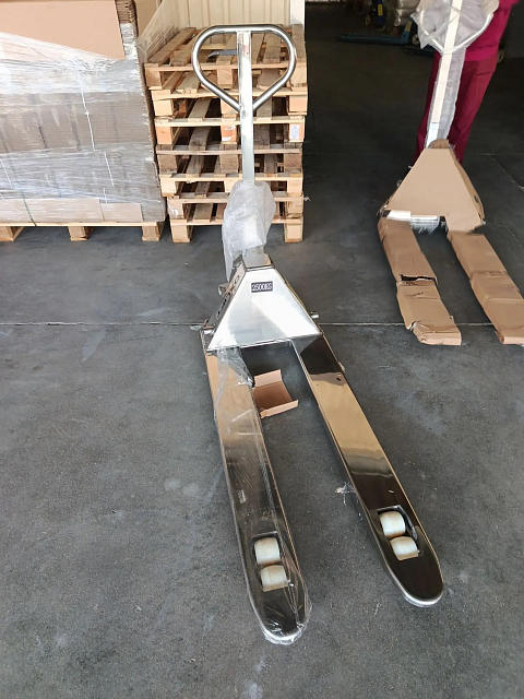 Ручная гидравлическая тележка из нержавеющей стали OXLIFT OX25-STEEL