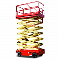 OXLIFT QZ-050-070 Самоходный (поводковый) подъемник ножничного типа с питанием от АКБ 7000 мм 500 кг
