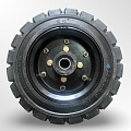 Колесо для подъемника в сборе с диском QX/QZ (15Х4.5-8)